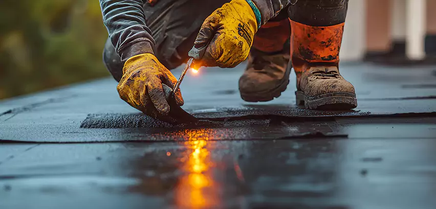 EPDM Roof Repair Tape Application in Rancho Santa Fe