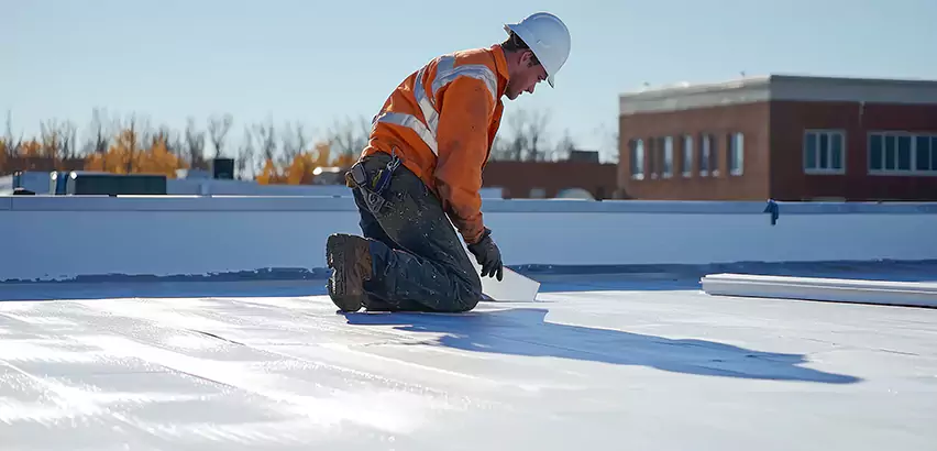 Flat Roof Drain Installation in Rancho Santa Fe