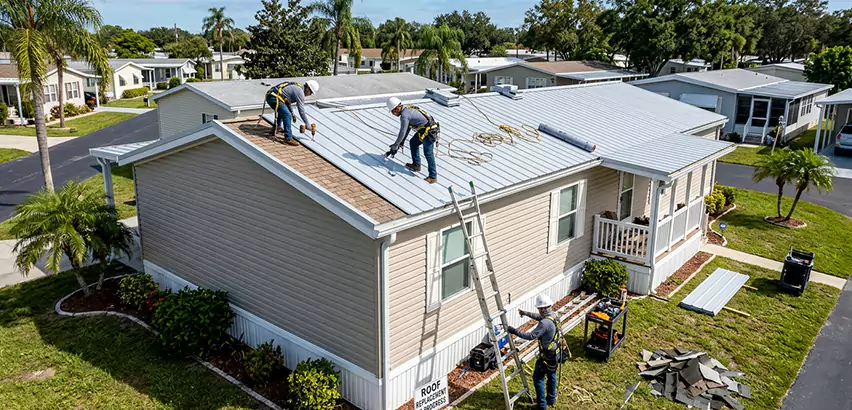 Mobile Home Metal Roof Replacement in Rancho Santa Fe