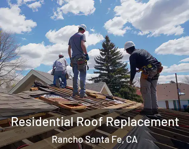  Residential Roof Replacement Rancho Santa Fe, CA