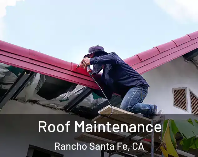  Roof Maintenance Rancho Santa Fe, CA